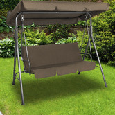 Chiswick Living 3 Seater Anton Outdoor Canopy Swing Chair