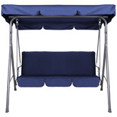 Chiswick Living 3 Seater Anton Outdoor Canopy Swing Chair