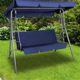 Chiswick Living 3 Seater Anton Outdoor Canopy Swing Chair