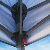 Chiswick Living 300 x 300cm Navy Arcon Outdoor Pop-Up Gazebo
