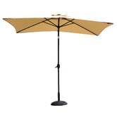 Chiswick Living 3m Beige Ari Market Umbrella With LED Lights