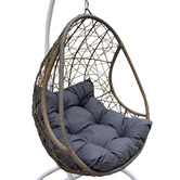Chiswick Living Arcon Curved PE Rattan Outdoor Hanging Egg Chair