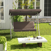 Chiswick Living 3 Seater Anton Outdoor Canopy Swing Chair