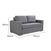Chiswick Living Charcoal Selena Sofa Bed