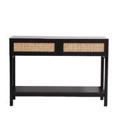 Chiswick Living Senna Rattan Console Table