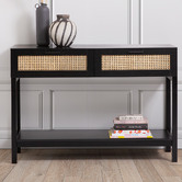 Chiswick Living Senna Rattan Console Table