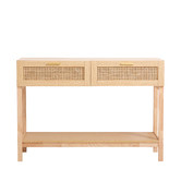 Chiswick Living Senna Rattan Console Table