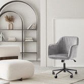 Chiswick Living Arles Mid-Back Velvet Office Chair