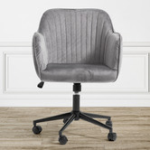 Chiswick Living Arles Mid-Back Velvet Office Chair