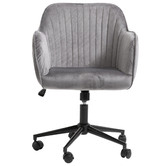 Chiswick Living Arles Mid-Back Velvet Office Chair