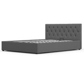 Chiswick Living Grey Capri Luxury Gas Lift Storage Bed