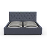 Chiswick Living Charcoal Capri Luxury Gas Lift Storage Bed