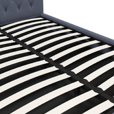 Chiswick Living Charcoal Capri Luxury Gas Lift Storage Bed