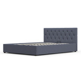 Chiswick Living Charcoal Capri Luxury Gas Lift Storage Bed