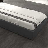 Chiswick Living Grey Capri Luxury Gas Lift Storage Bed