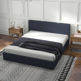 Chiswick Living Charcoal Milano Luxury Gas Lift Storage Bed