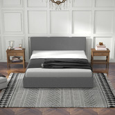 Chiswick Living Grey Milano Luxury Gas Lift Storage Bed