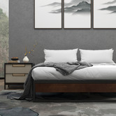 Chiswick Living Black Sandor Metal &amp; Wood Bed Base