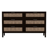 Chiswick Living Senna Rattan 6 Drawer Chest