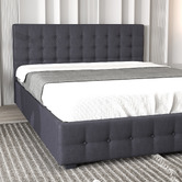Chiswick Living Charcoal Delphi Gas Lift Storage Bed