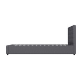 Chiswick Living Charcoal Delphi Gas Lift Storage Bed