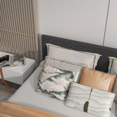 Chiswick Living Charcoal Sienna Luxury Bed Frame