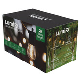 Chiswick Living 20m Warm White Shelby LED Outdoor Festoon Lights