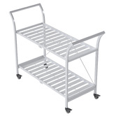 Chiswick Living Giselle 2 Tier Foldable Bar Cart