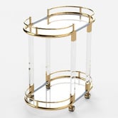 Chiswick Living Genevieve 2 Tier Bar Cart