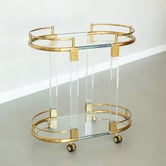 Chiswick Living Genevieve 2 Tier Bar Cart