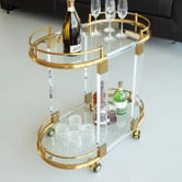 Chiswick Living Genevieve 2 Tier Bar Cart