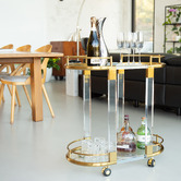 Chiswick Living Genevieve 2 Tier Bar Cart