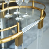 Chiswick Living Genevieve 2 Tier Bar Cart