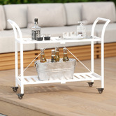Chiswick Living Giselle 2 Tier Foldable Bar Cart