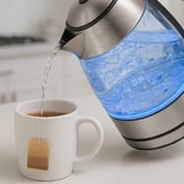 Chiswick Living Ruben 1.7L Stainless Steel &amp; Glass Electric Kettle