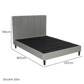 Chiswick Living Wendell Upholstered Platform Bed