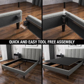 Chiswick Living Wendell Upholstered Platform Bed