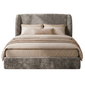 Chiswick Living Dark Grey Tamy Upholstered Bed Frame