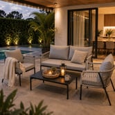 Chiswick Living 5 Seater Judie Outdoor Lounge Set