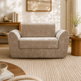 Chiswick Living Beige Pascua Single Chenille Compressed Sofa Bed