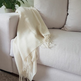 Capeview Interiors Kensington Merino Wool &amp; Cashmere Throw Rug