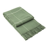 Capeview Interiors Check Brighton New Zealand Wool Throw Rug