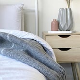 Capeview Interiors Check Brighton New Zealand Wool Throw Rug
