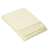 Capeview Interiors Oxford Wool-Blend Throw Blanket
