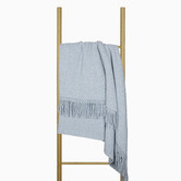 Capeview Interiors Oxford Wool-Blend Throw Blanket