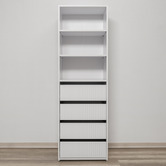 Capeview Interiors Geneva Fluted Built-In Wardrobe