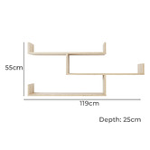 Capeview Interiors Zurich Wall Mounted Shelf