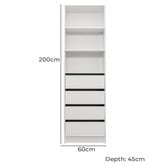 Capeview Interiors Malmo Classic Built-In Wardrobe