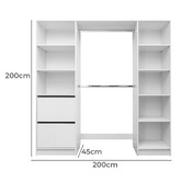 Capeview Interiors Basel Fluted Built-In Wardrobe
