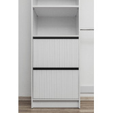 Capeview Interiors Basel Fluted Built-In Wardrobe